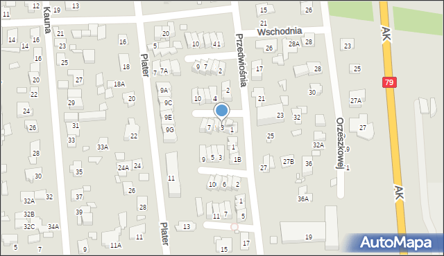 Piaseczno, Kościeliska, 3, mapa Piaseczno