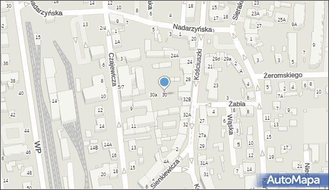 Piaseczno, Kościuszki Tadeusza, gen., 30, mapa Piaseczno