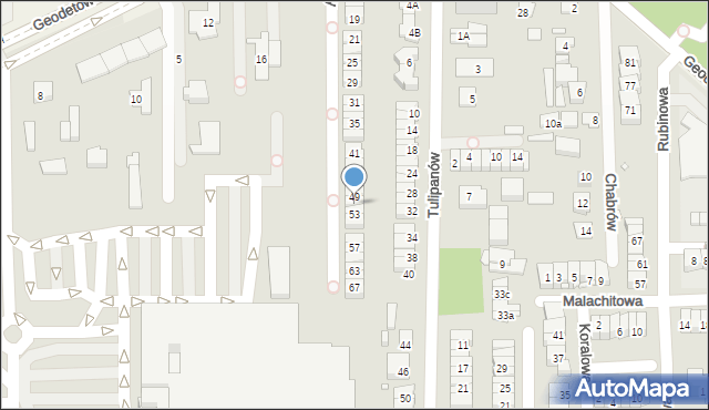 Piaseczno, Kosodrzewiny, 51, mapa Piaseczno