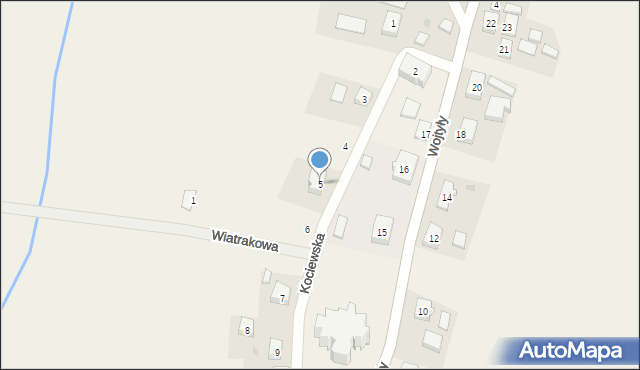 Piaseczno, Kociewska, 5, mapa Piaseczno