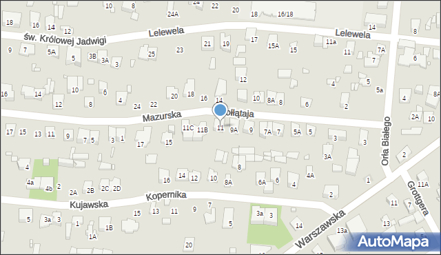 Piastów, Kołłątaja Hugo, 11, mapa Piastów