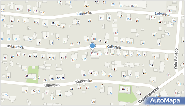Piastów, Kołłątaja Hugo, 11C, mapa Piastów
