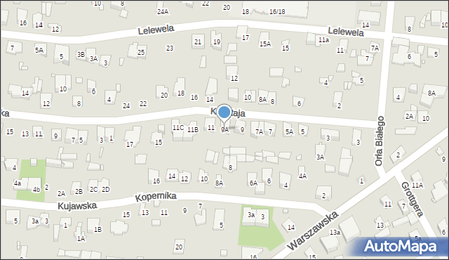 Piastów, Kołłątaja Hugo, 9A, mapa Piastów