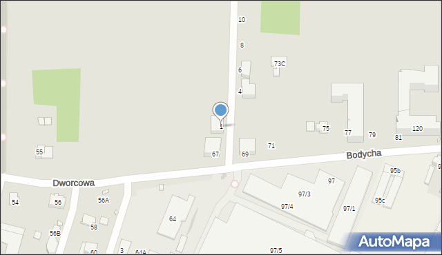 Piastów, Kosewskiego Zygmunta, 1, mapa Piastów