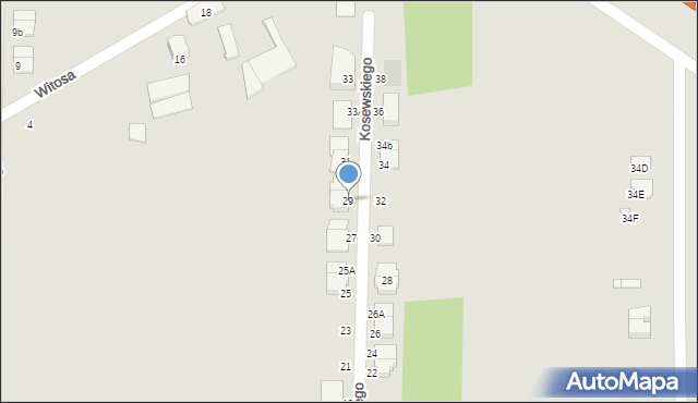 Piastów, Kosewskiego Zygmunta, 29, mapa Piastów