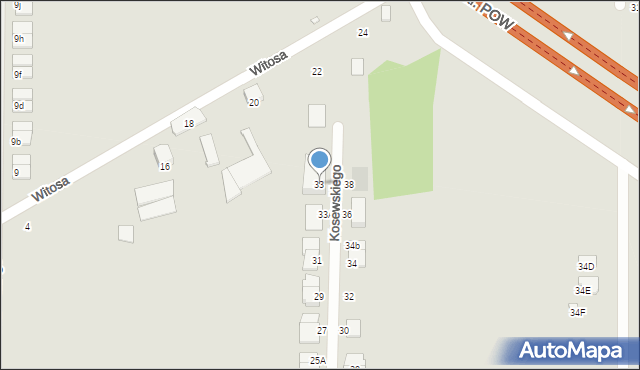 Piastów, Kosewskiego Zygmunta, 33, mapa Piastów