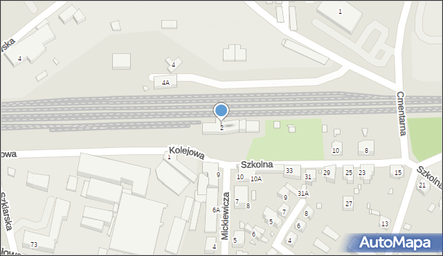 Piechowice, Kolejowa, 2, mapa Piechowice