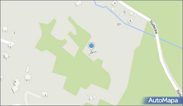 Piechowice, Kolonijna, 22f, mapa Piechowice