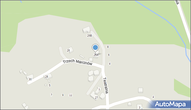 Piechowice, Kolonijna, 26A, mapa Piechowice