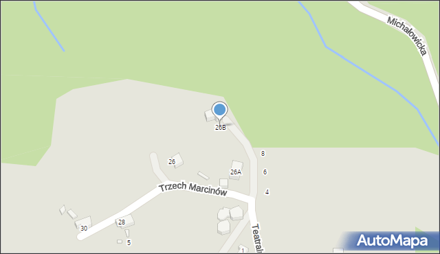 Piechowice, Kolonijna, 26B, mapa Piechowice