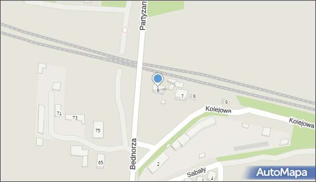 Piekary Śląskie, Kolejowa, 6, mapa Piekary Śląskie