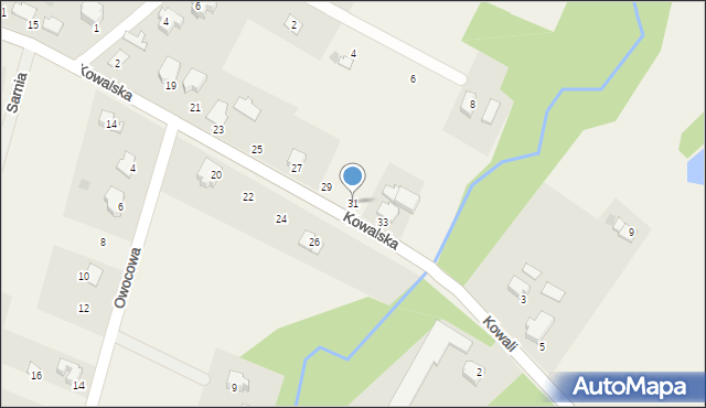 Pierściec, Kowalska, 31, mapa Pierściec