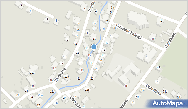 Pieszyce, Kopernika Mikołaja, 17a, mapa Pieszyce