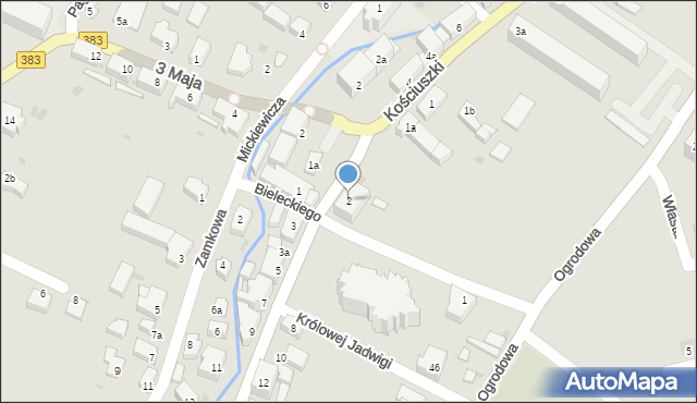 Pieszyce, Kopernika Mikołaja, 2, mapa Pieszyce