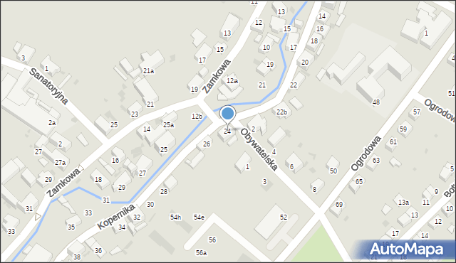 Pieszyce, Kopernika Mikołaja, 24, mapa Pieszyce