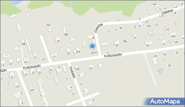 Pionki, Kościuszki Tadeusza, gen., 31, mapa Pionki