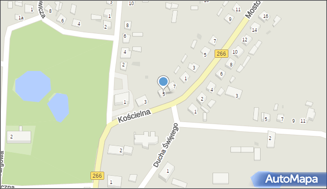 Piotrków Kujawski, Kościelna, 5, mapa Piotrków Kujawski