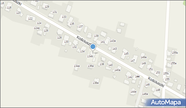 Piotrówka, Kościuszki Tadeusza, gen., 136, mapa Piotrówka