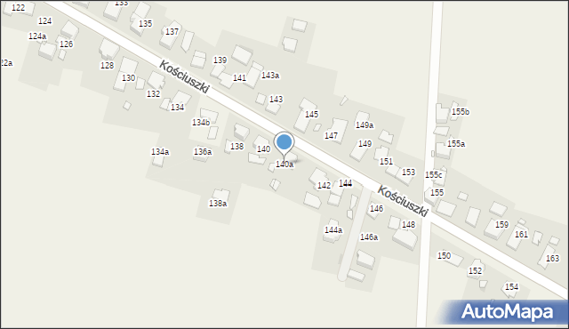 Piotrówka, Kościuszki Tadeusza, gen., 140a, mapa Piotrówka