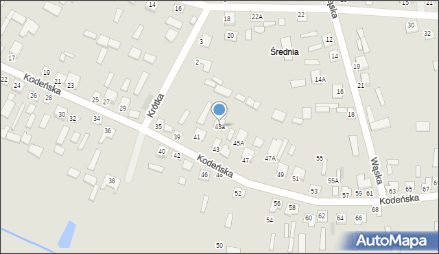 Piszczac, Kodeńska, 43a, mapa Piszczac
