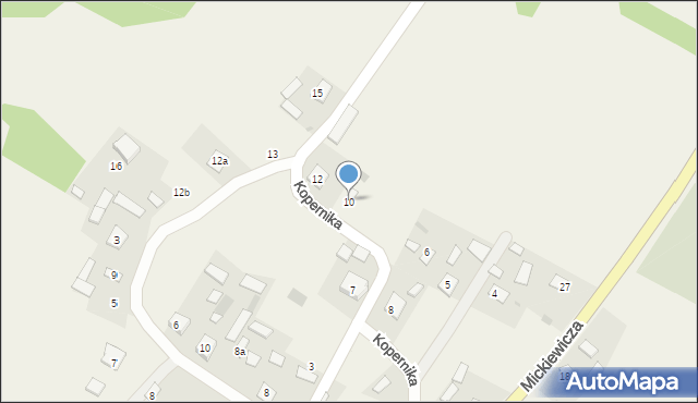Płazów, Kopernika Mikołaja, 10, mapa Płazów