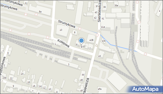 Pleszew, Kolejowa, 4, mapa Pleszew