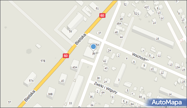 Płock, Kochanowskiego Jana, 35, mapa Płock