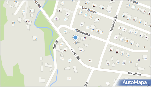 Płock, Korczaka Janusza, 38, mapa Płock