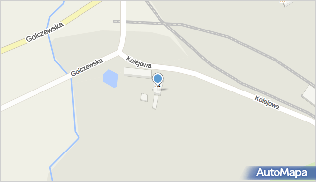 Płoty, Kolejowa, 7/2, mapa Płoty