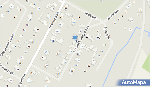 Płoty, Kolonia Nowogardzka, 4, mapa Płoty