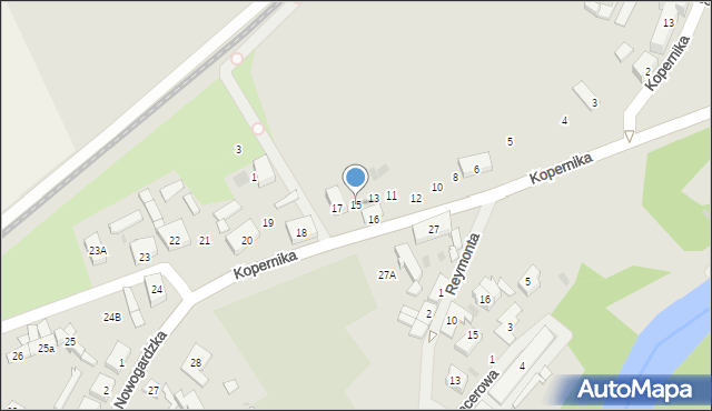 Płoty, Kopernika Mikołaja, 15, mapa Płoty