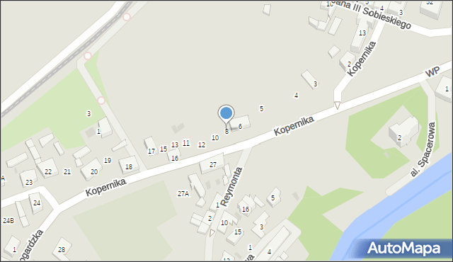 Płoty, Kopernika Mikołaja, 8, mapa Płoty