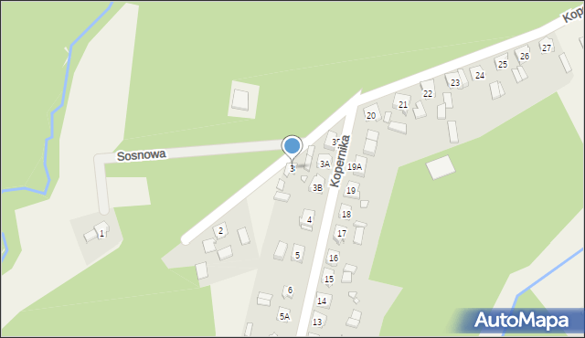 Pludry, Kopernika Mikołaja, 3, mapa Pludry