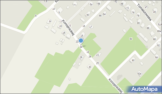 Podklasztor, Konopnickiej Marii, 24, mapa Podklasztor