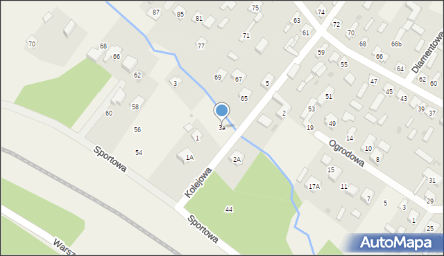 Pogorzel, Kolejowa, 3a, mapa Pogorzel