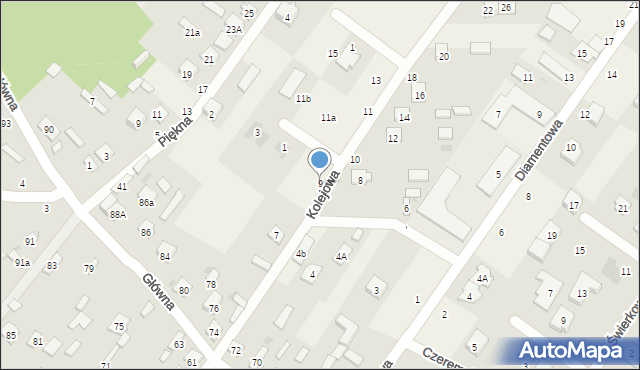 Pogorzel, Kolejowa, 9, mapa Pogorzel