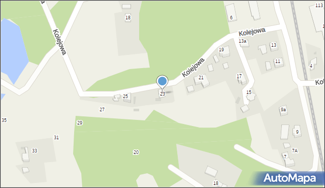 Pogwizdów, Kolejowa, 23, mapa Pogwizdów