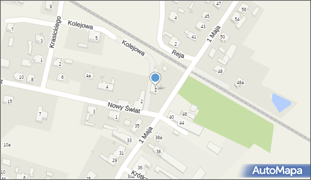 Pokój, Kolejowa, 2, mapa Pokój