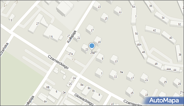 Połaniec, Kołłątaja Hugo, 23a, mapa Połaniec
