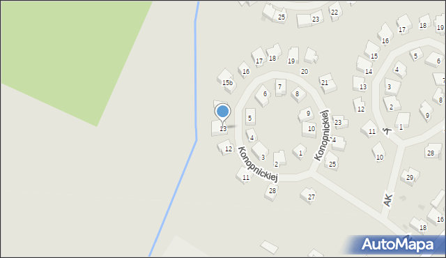 Połczyn-Zdrój, Konopnickiej Marii, 13, mapa Połczyn-Zdrój