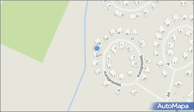 Połczyn-Zdrój, Konopnickiej Marii, 14, mapa Połczyn-Zdrój