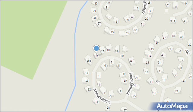 Połczyn-Zdrój, Konopnickiej Marii, 16, mapa Połczyn-Zdrój