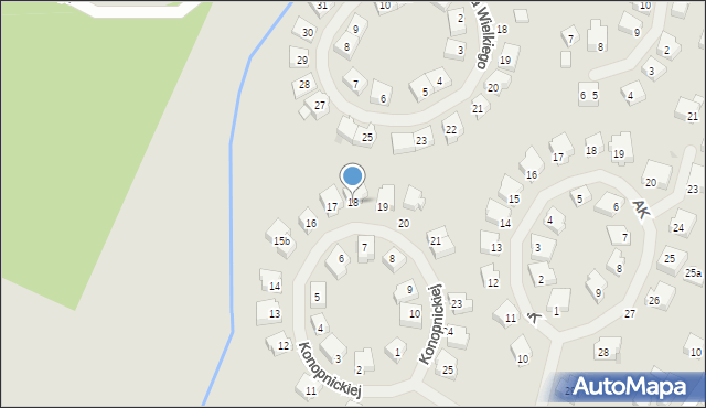 Połczyn-Zdrój, Konopnickiej Marii, 18, mapa Połczyn-Zdrój
