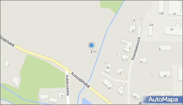 Połczyn-Zdrój, Koszalińska, 6, mapa Połczyn-Zdrój