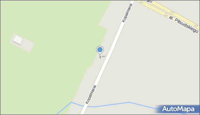 Polkowice, Kopalniana, 8, mapa Polkowice