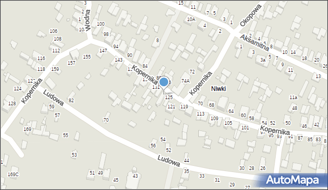 Poręba, Kopernika Mikołaja, 127, mapa Poręba