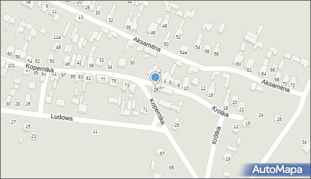 Poręba, Kopernika Mikołaja, 28, mapa Poręba
