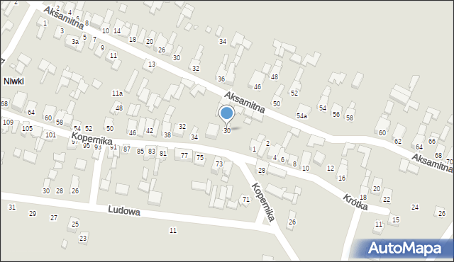 Poręba, Kopernika Mikołaja, 30, mapa Poręba