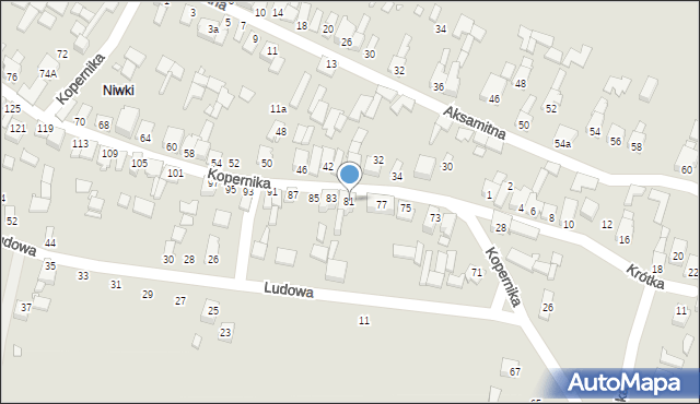 Poręba, Kopernika Mikołaja, 81, mapa Poręba