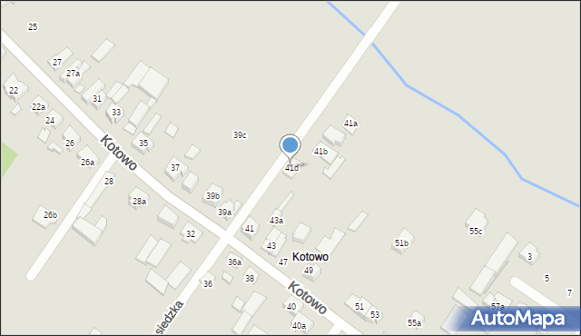 Poznań, Kotowo, 41d, mapa Poznania
